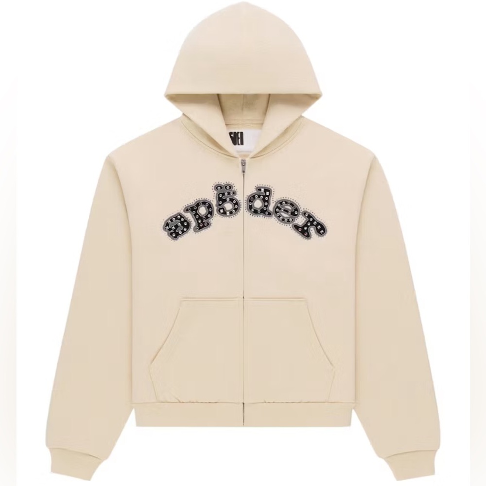 Sp5der Mixed Stone OG V2 Zip Hoodie